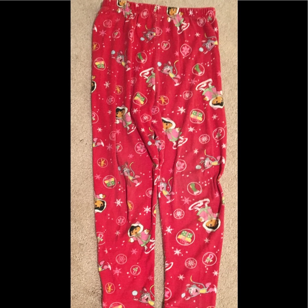Dora Ice Skating Pajama Sleepwear Night Pants